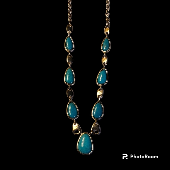 Vintage Whitney Kelly Turquoise Necklace - Picture 3 of 3